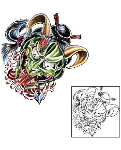 Evil Tattoo Horror tattoo | MXF-00028