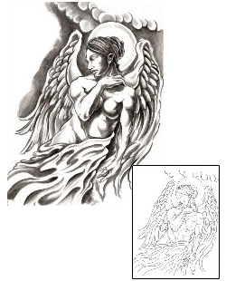 Heavenly Tattoo Religious & Spiritual tattoo | MXF-00030