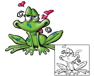 Cartoon Tattoo Reptiles & Amphibians tattoo | MYF-00017