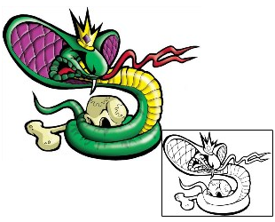 Crown Tattoo King Cobra Tattoo