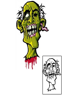 Zombie Tattoo Horror tattoo | MYF-00036