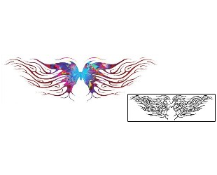 Wings Tattoo Specific Body Parts tattoo | MZF-00013