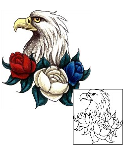 Eagle Tattoo Plant Life tattoo | N2F-00010