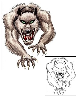 Wolf Tattoo Animal tattoo | N2F-00020