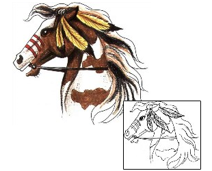 Horse Tattoo Animal tattoo | N2F-00085