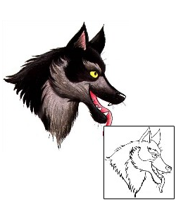 Wolf Tattoo Animal tattoo | N2F-00102