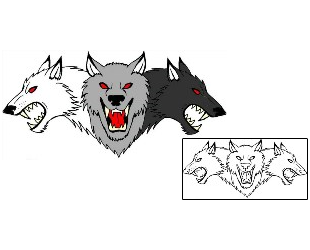 Wolf Tattoo Horror tattoo | N2F-00143