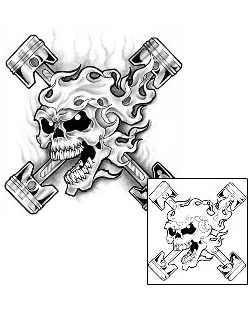 Skull Tattoo Miscellaneous tattoo | NAF-00009