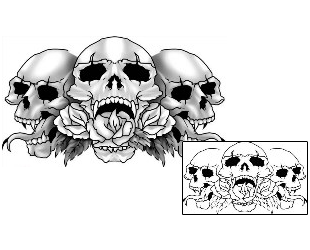 Skull Tattoo Horror tattoo | NOF-00200