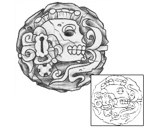 Aztec Tattoo Miscellaneous tattoo | NOF-00215