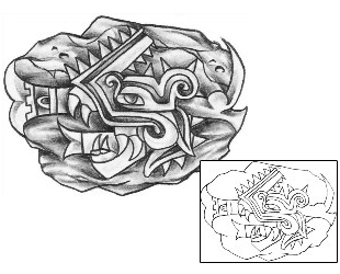 Aztec Tattoo Miscellaneous tattoo | NOF-00221