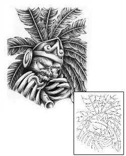Aztec Tattoo Miscellaneous tattoo | OBF-00003