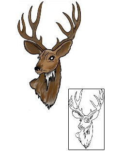 Deer Tattoo PAF-00032