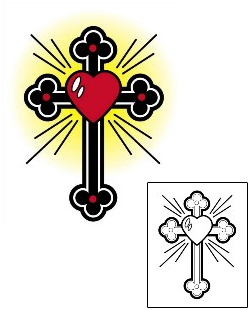 Sacred Heart Tattoo Religious & Spiritual tattoo | PHF-00085
