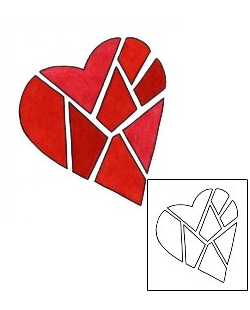 Broken Heart Tattoo For Women tattoo | PHF-00153