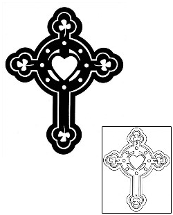 Cross Tattoo Religious & Spiritual tattoo | PHF-00162