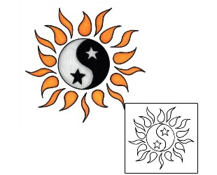 Sun Tattoo Miscellaneous tattoo | PHF-00189