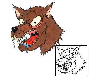 Dog Tattoo Horror tattoo | PHF-00264