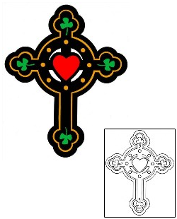 Irish Tattoo Religious & Spiritual tattoo | PHF-00334