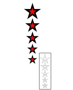 Star Tattoo Astronomy tattoo | PHF-00352