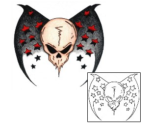 Bat Tattoo Horror tattoo | PHF-00373