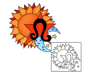 Sun Tattoo Astronomy tattoo | PHF-00379