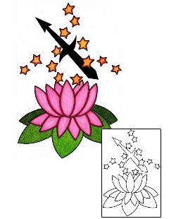 Lotus Tattoo Plant Life tattoo | PHF-00444