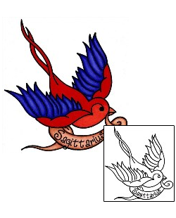 Bird Tattoo For Women tattoo | PHF-00456