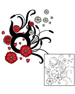 Cherry Blossom Tattoo Taurus tattoo | PHF-00470