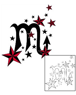 Zodiac Tattoo Astronomy tattoo | PHF-00485
