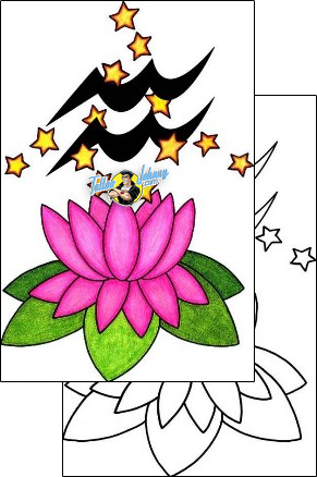 Flower Tattoo plant-life-flowers-tattoos-phil-rogers-phf-00585