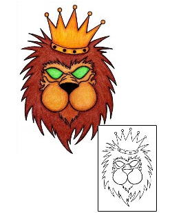 King Tattoo Animal tattoo | PHF-00650