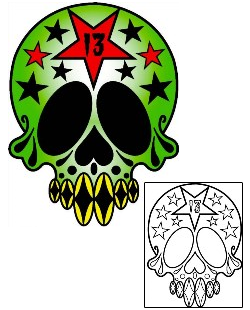 Day of the Dead Tattoo Ethnic tattoo | PHF-00932