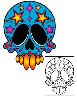 Day of the Dead Tattoo Ethnic tattoo | PHF-00934