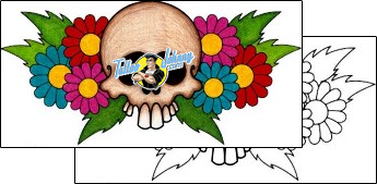 Skull Tattoo horror-skull-tattoos-phil-rogers-phf-01014