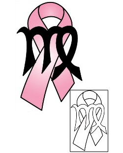 Breast Cancer Tattoo Zodiac tattoo | PHF-01162