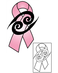 Breast Cancer Tattoo Zodiac tattoo | PHF-01167