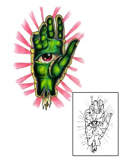 Hand Tattoo Specific Body Parts tattoo | PJF-00005