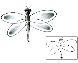 Dragonfly Tattoo Insects tattoo | PKF-00017