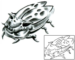 Beetle Tattoo Insects tattoo | PKF-00029