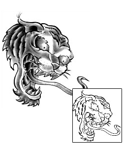 Tiger Tattoo Horror tattoo | PKF-00050