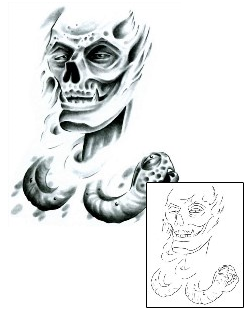 Zombie Tattoo Horror tattoo | PKF-00058