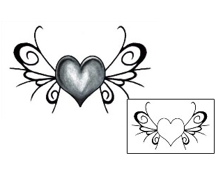 Heart Tattoo Specific Body Parts tattoo | PLF-00033