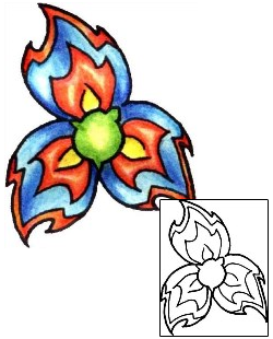 Flower Tattoo Plant Life tattoo | PLF-00132