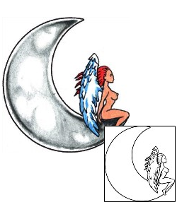 Moon Tattoo Mythology tattoo | PLF-00204