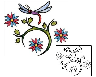 Dragonfly Tattoo For Women tattoo | PLF-00427
