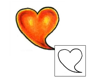 Heart Tattoo For Women tattoo | PLF-01052