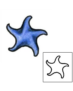 Starfish Tattoo Specific Body Parts tattoo | PLF-01285