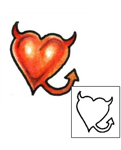 Heart Tattoo For Women tattoo | PLF-01320
