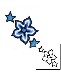 Flower Tattoo Specific Body Parts tattoo | PLF-01381